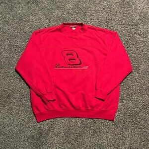 Vintage NASCAR Dale Earnhardt Jr red crewneck sweatshirt